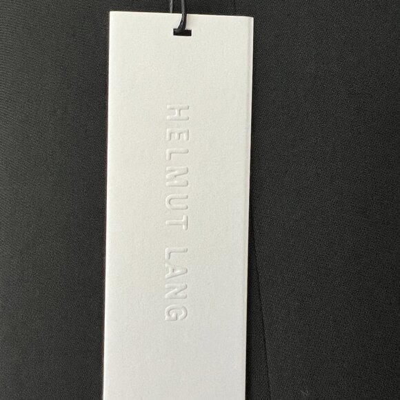 Helmut Lang Little Black Dress Spaghetti Strap Silk Lining NWT - Picture 7 of 8